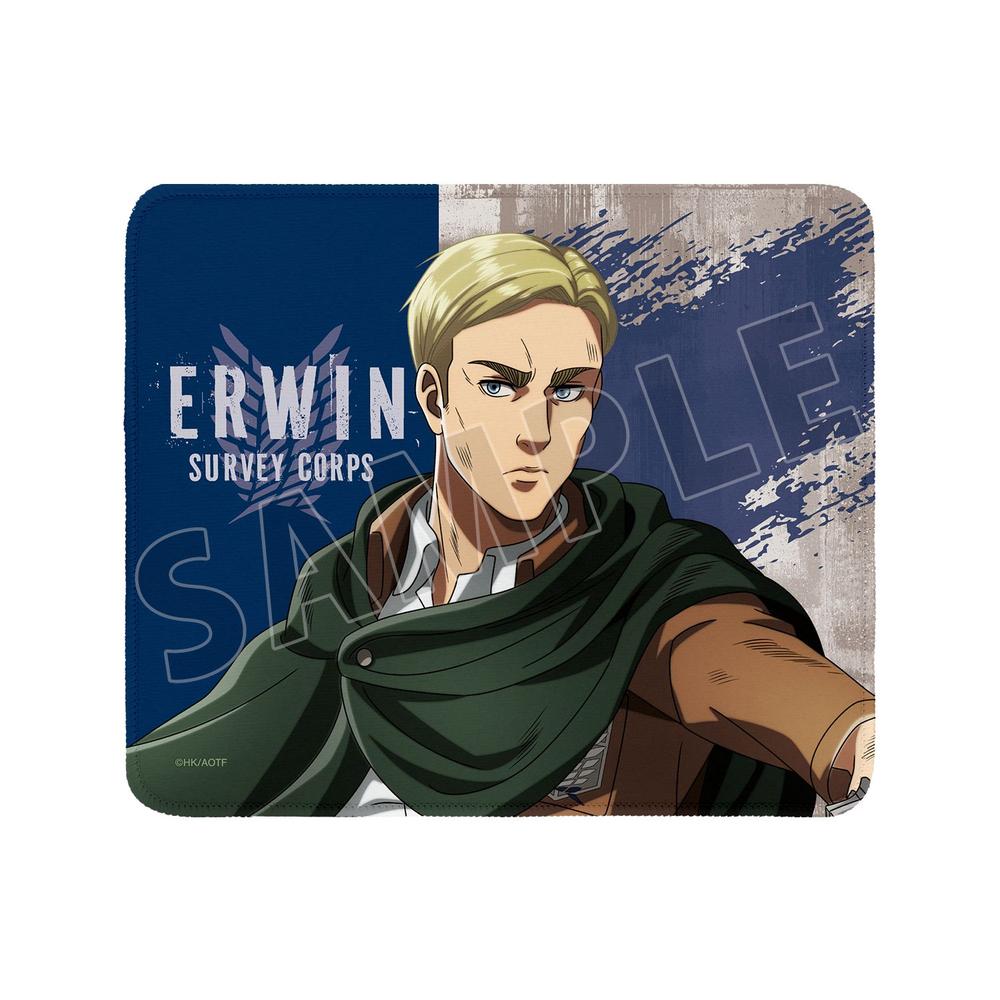 『進撃の巨人』描き下ろし エルヴィン 戦いの後でver. マウスパッド【202603再販】