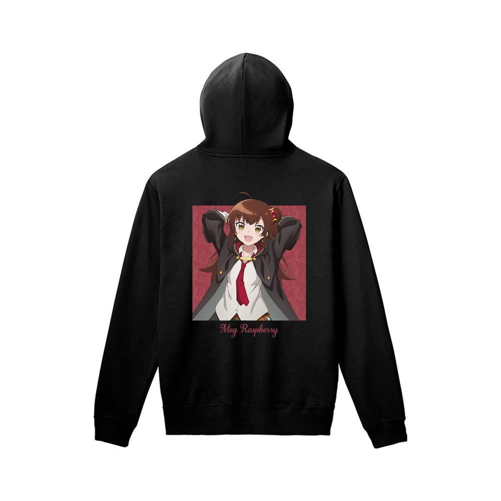 『ある魔女が死ぬまで』メグ・ラズベリー バックプリントパーカーレディース