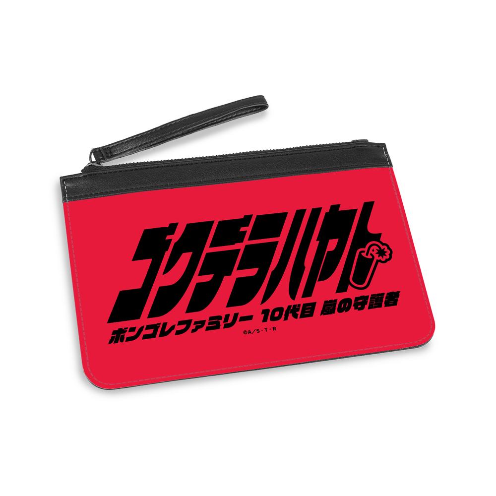 『家庭教師ヒットマンREBORN!』獄寺 隼人 ar-Unity モチーフネームデザイン PUレザーフラットポーチ