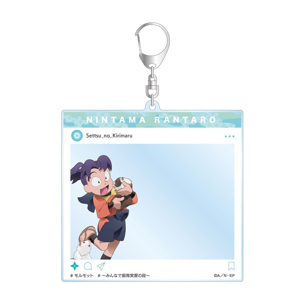 『忍たま乱太郎』描き下ろし 摂津のきり丸 みんなで飼育実習の段ver. SNS風BIGアクリルキーホルダー