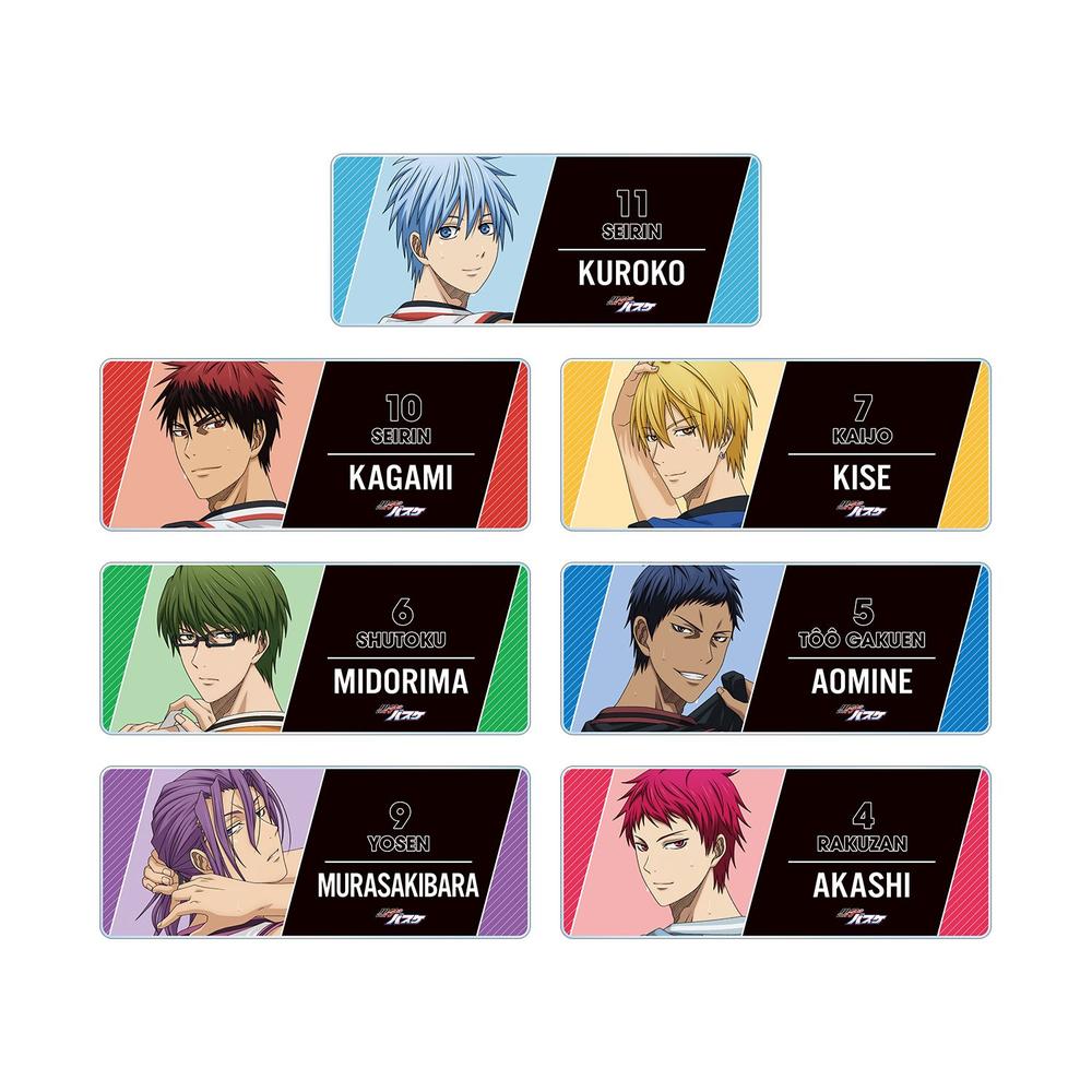 『黒子のバスケ』描き下ろし 戦う背中ver. トレーディングアクリルネームプレート(単位/BOX)【202604再販】