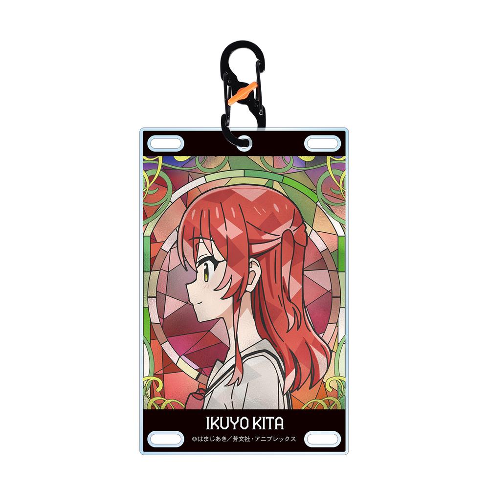 『ぼっち・ざ・ろっく!』喜多郁代 Aure Glass カラビナ付きカード型アクリルキーホルダー