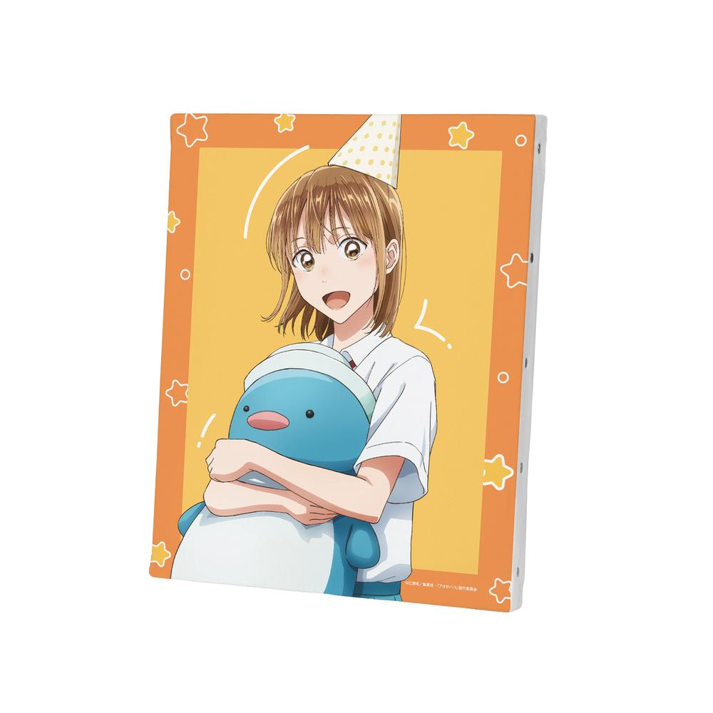 『アオのハコ』描き下ろし 鹿野千夏 キャンバスボード <千夏 バースデーver.>