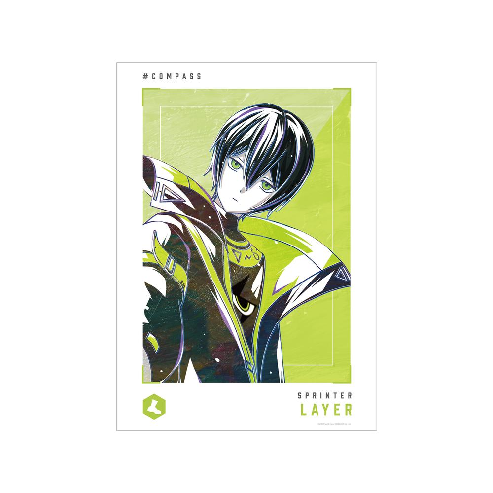 『#コンパス 戦闘摂理解析システム』零夜 Ani-Art 第2弾 A3マット加工ポスター