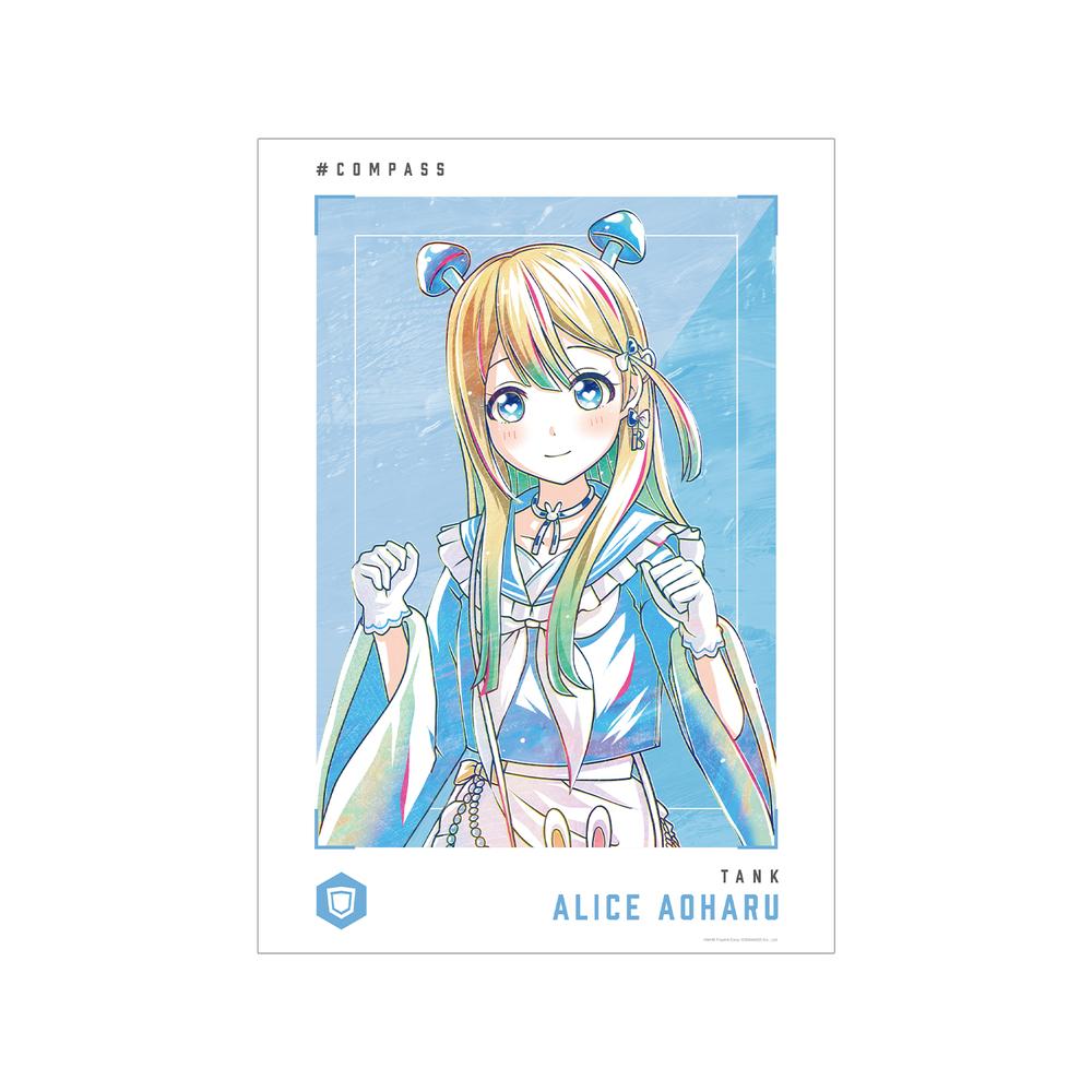 『#コンパス 戦闘摂理解析システム』青春 アリス Ani-Art 第2弾 A3マット加工ポスター