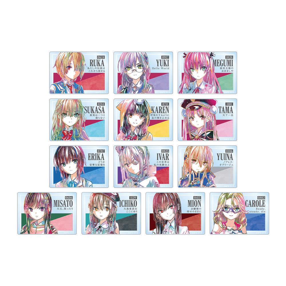 『ヘブンバーンズレッド』トレーディング Ani-Art アクリルカード(単位/BOX)