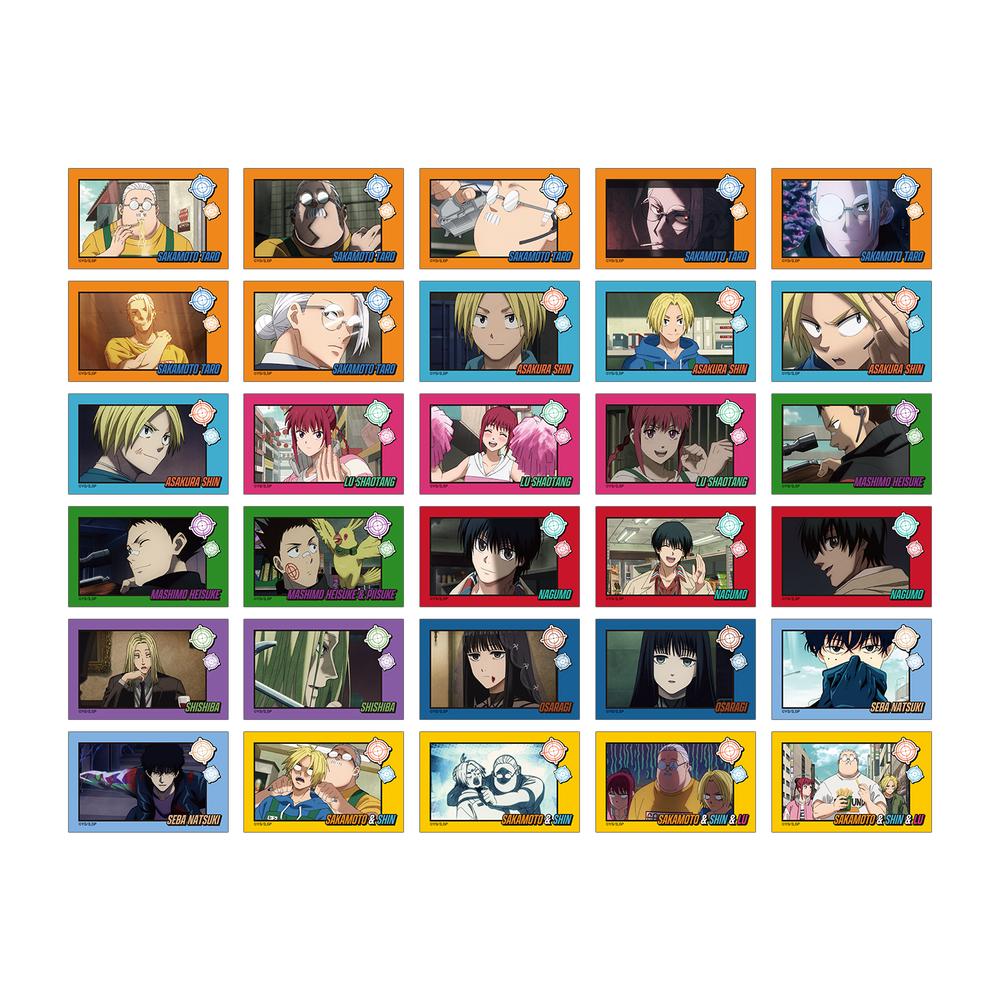 『SAKAMOTO DAYS』トレーディング場面写インスタントカメラ風イラストカード2枚セット(単位/BOX)