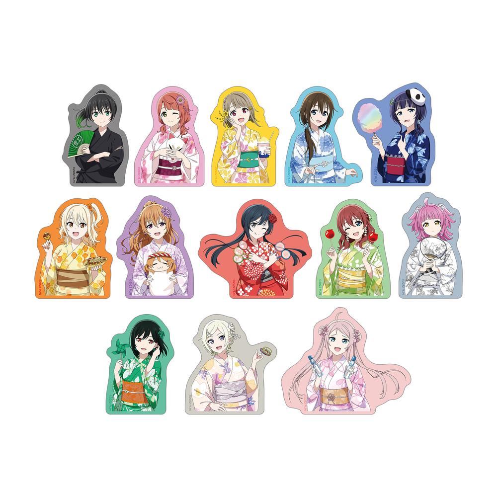 『ラブライブ!虹ヶ咲学園スクールアイドル同好会』描き下ろし 縁日ver. トレーディングダイカットステッカー(単位/BOX)
