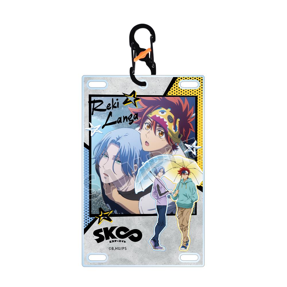 『SK∞ エスケーエイト』喜屋武 暦&馳河 ランガ カラビナ付きカード型アクリルキーホルダー