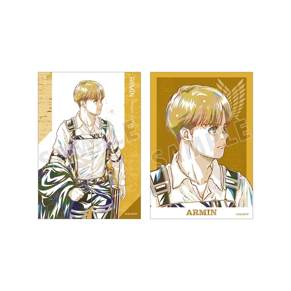 『進撃の巨人』アルミン Ani-Art 第4弾 ブロマイド2枚セット