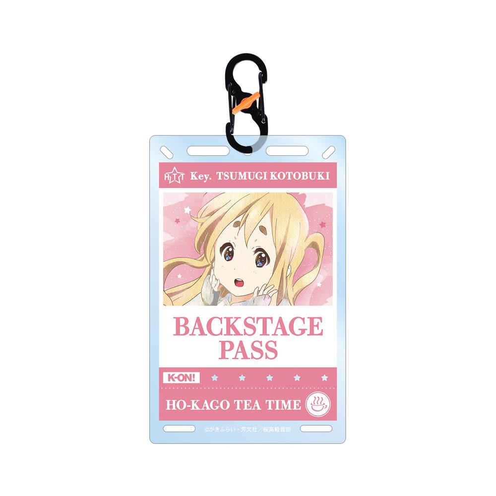 『けいおん!』琴吹 紬 Ani-Art aqua label バックステージパス風カラビナ付きカード型アクリルキーホルダー
