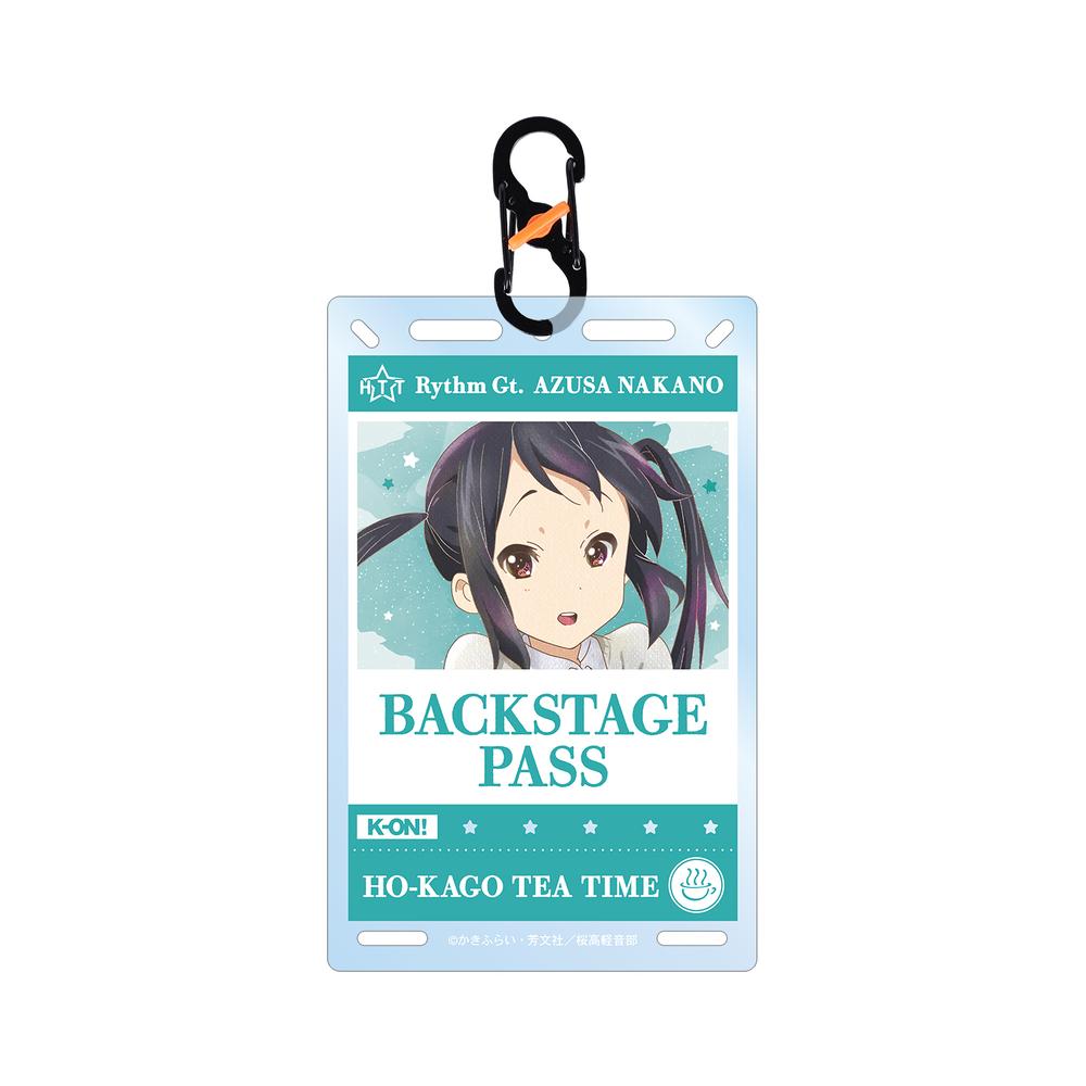 『けいおん!』中野 梓 Ani-Art aqua label バックステージパス風カラビナ付きカード型アクリルキーホルダー