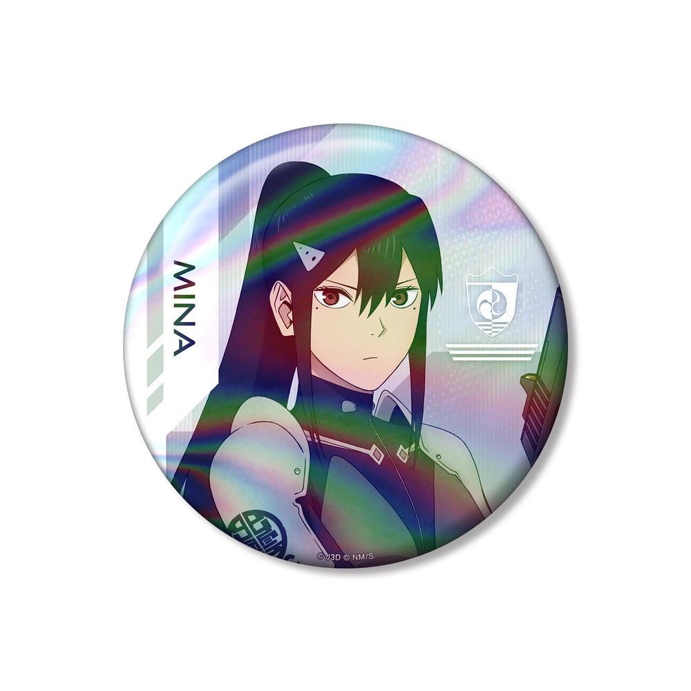 怪獣8号』亜白ミナ 76mmオーロラ缶バッジ – Anime Store JP