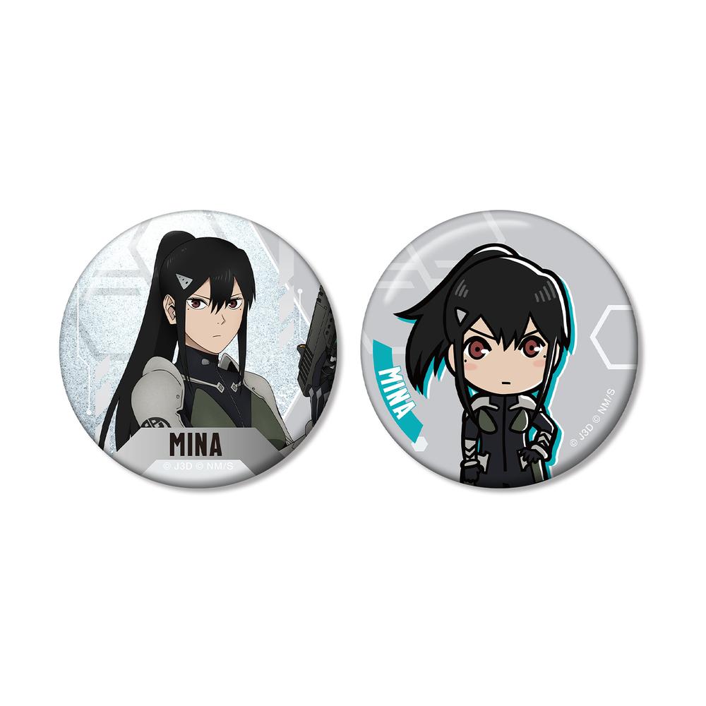 怪獣8号』亜白ミナ 76mmオーロラ缶バッジ – Anime Store JP