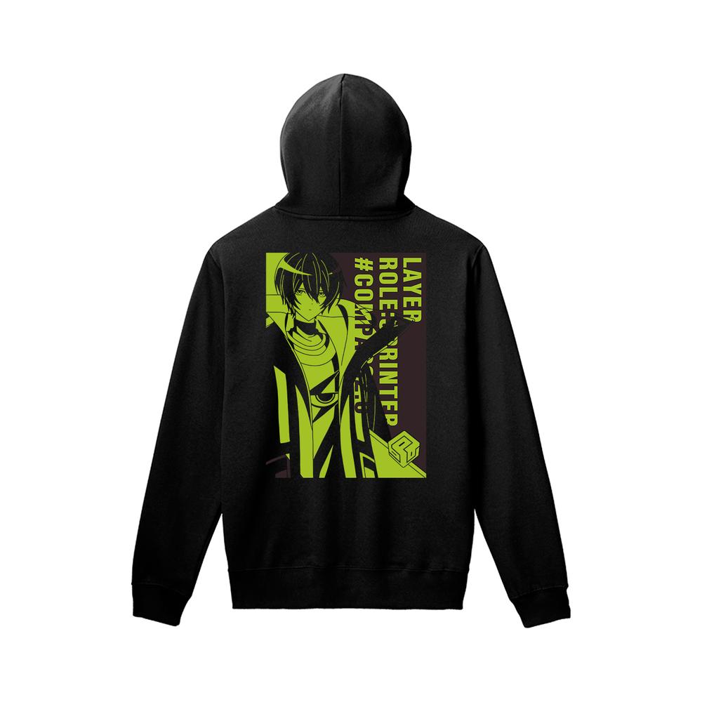 『#コンパス2.0 戦闘摂理解析システム』零夜 バックプリントパーカーユニセックス