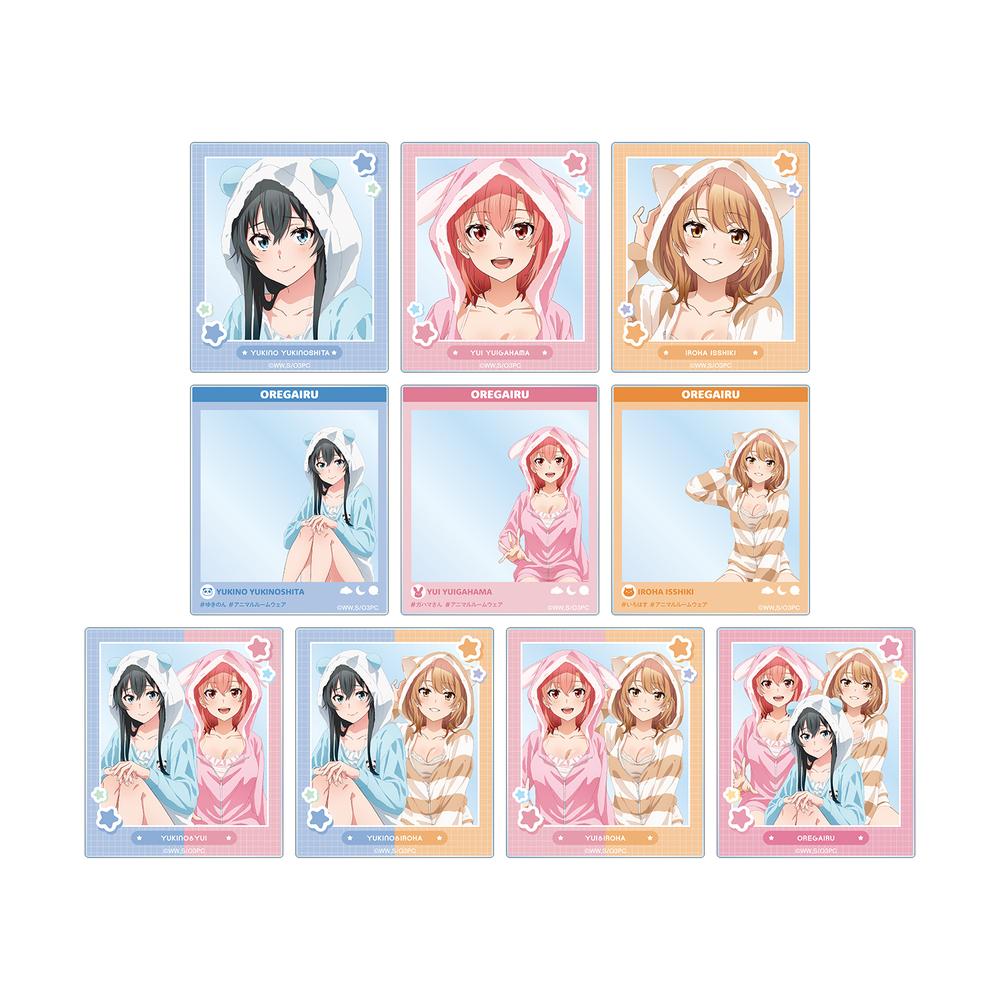 『やはり俺の青春ラブコメはまちがっている。完』描き下ろし アニマルルームウェアver. トレーディングアクリルカード(単位/BOX)