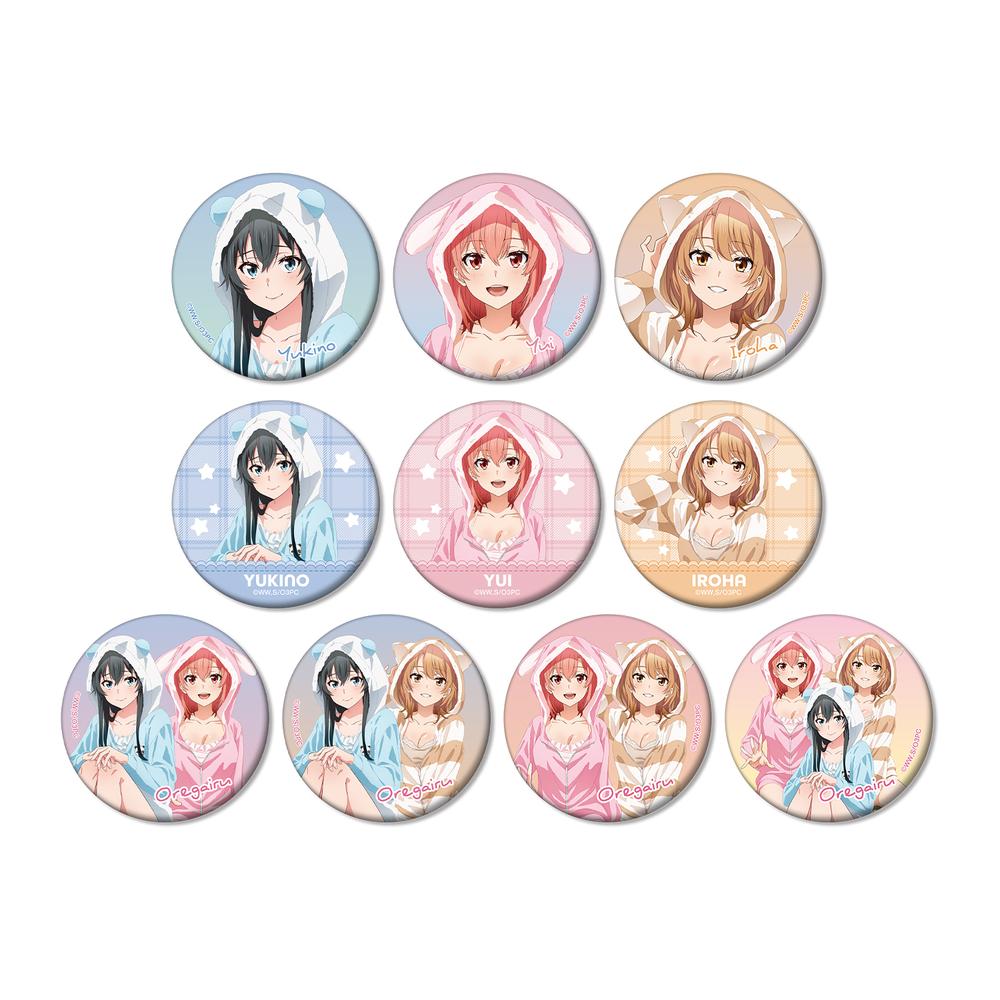 『やはり俺の青春ラブコメはまちがっている。完』描き下ろし アニマルルームウェアver. トレーディングマット缶バッジ(単位/BOX)