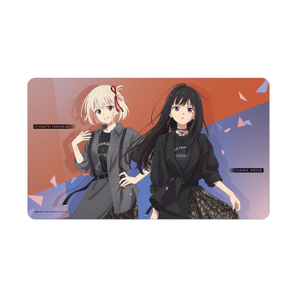 『リコリス・リコイル』meagratiaコラボ 描き下ろし 錦木千束&井ノ上たきな マルチデスクマット