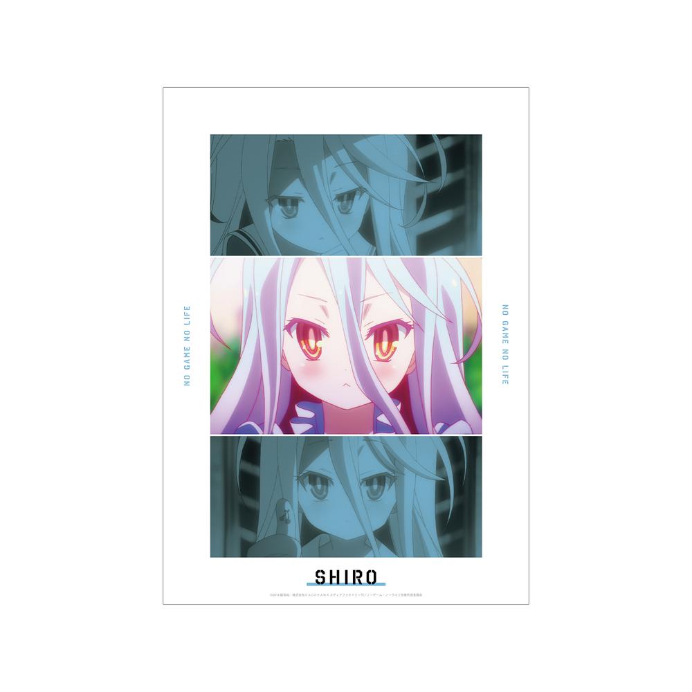 『ノーゲーム・ノーライフ』白 場面写A3マット加工ポスター