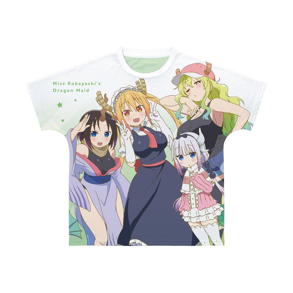 『小林さんちのメイドラゴン』トール&カンナ&エルマ&ルコア フルグラフィックTシャツユニセックス