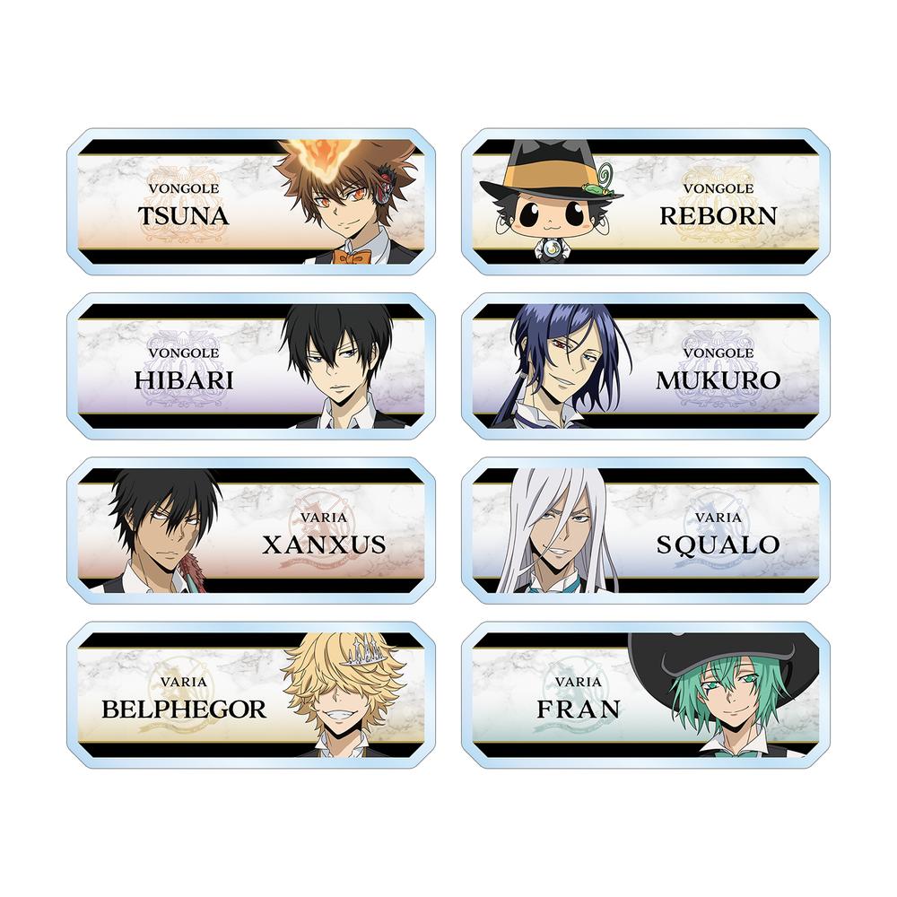 『家庭教師ヒットマンREBORN!』描き下ろし カジノver. トレーディングアクリルネームプレート(単位/BOX)