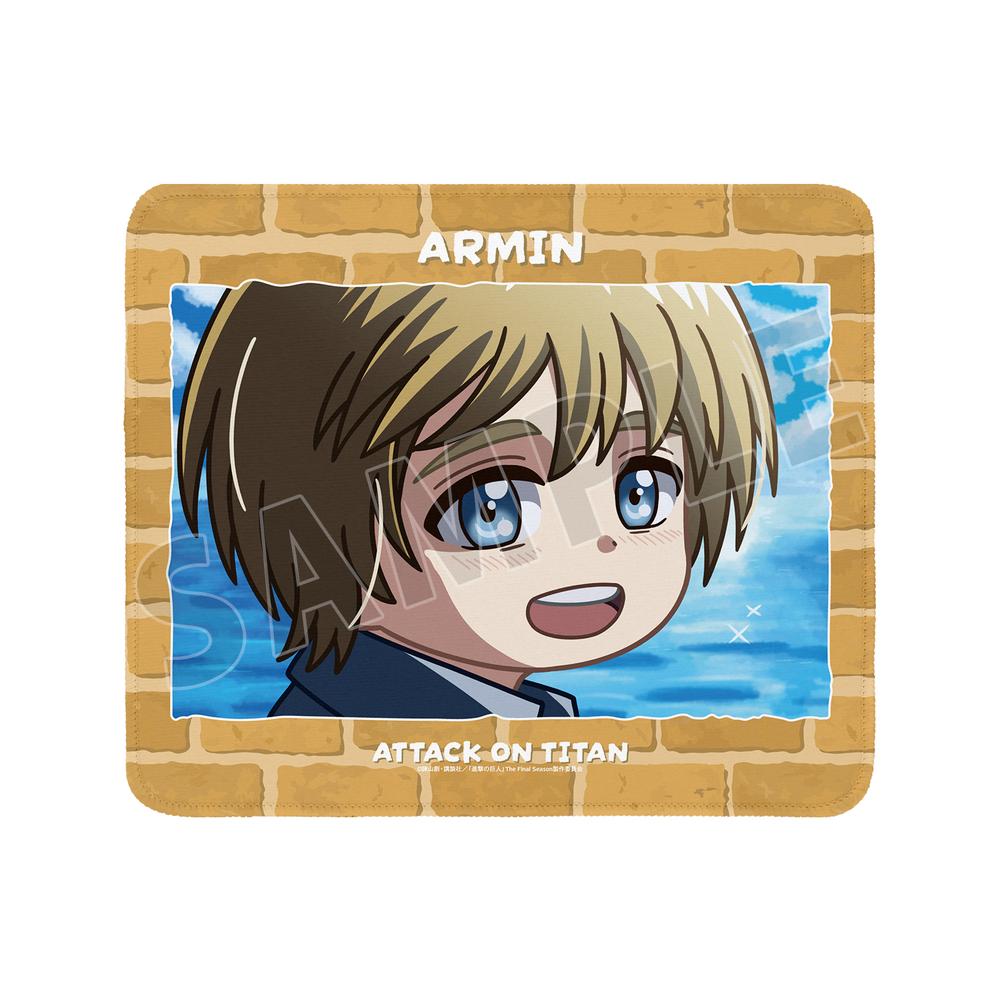 『進撃の巨人』アルミン ゆるコマ マウスパッド