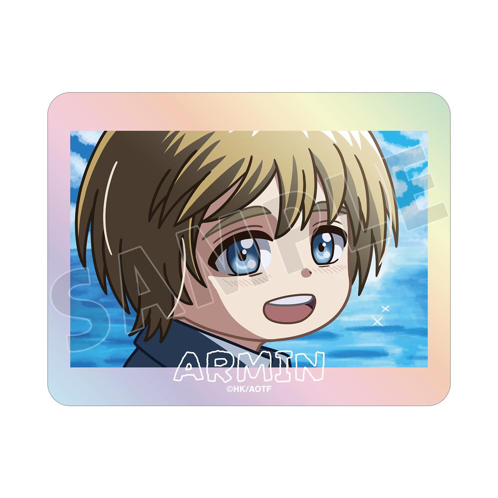 『進撃の巨人』アルミン ゆるコマ オーロラステッカー