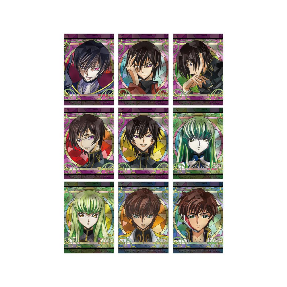 『コードギアス 反逆のルルーシュ』トレーディング Aure Glass ブロマイド(単位/BOX)