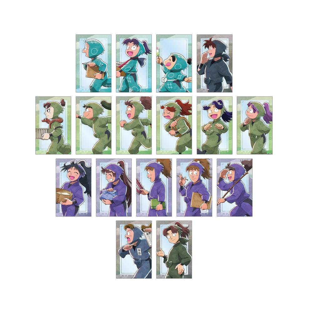 『忍たま乱太郎』描き下ろし みんなで歩むの段ver. 第2弾 トレーディングコンパクトクリアカード(単位/BOX)