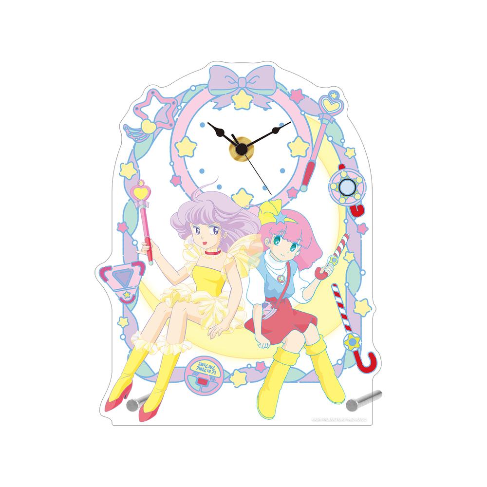 『クリィミーマミ×ミンキーモモコラボ』クリィミーマミ&ミンキーモモ ar-Unity アクリルスタンド時計