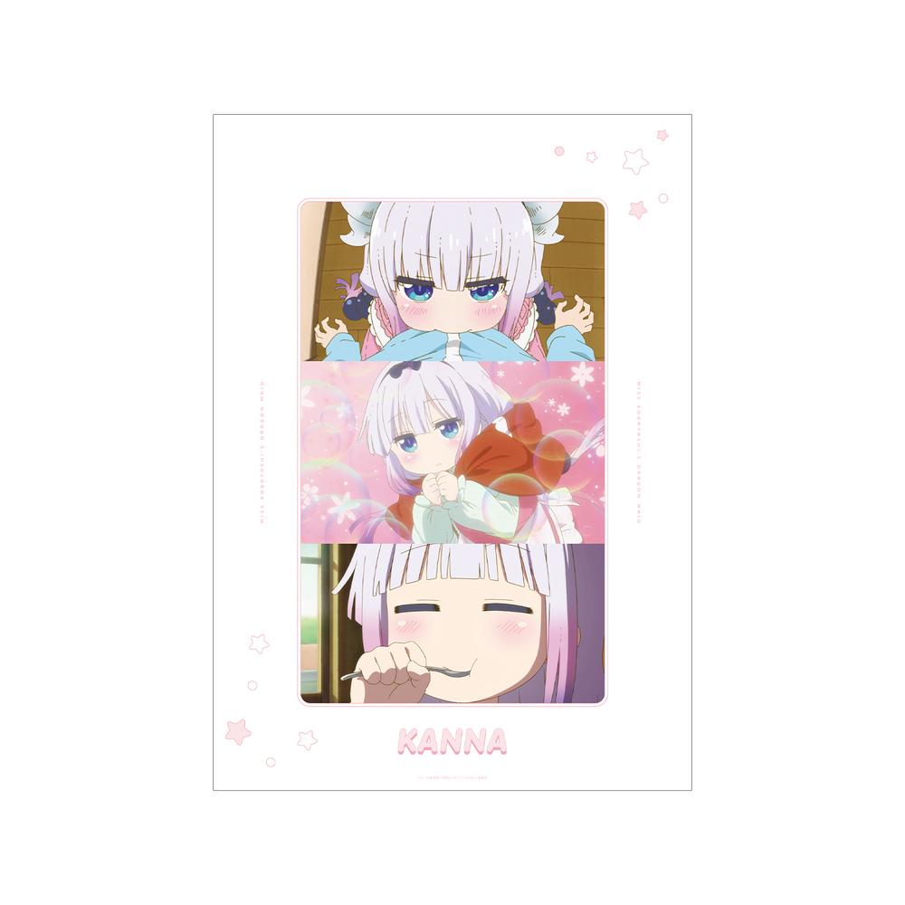 『小林さんちのメイドラゴンシリーズ』カンナ 場面写A3マット加工ポスター