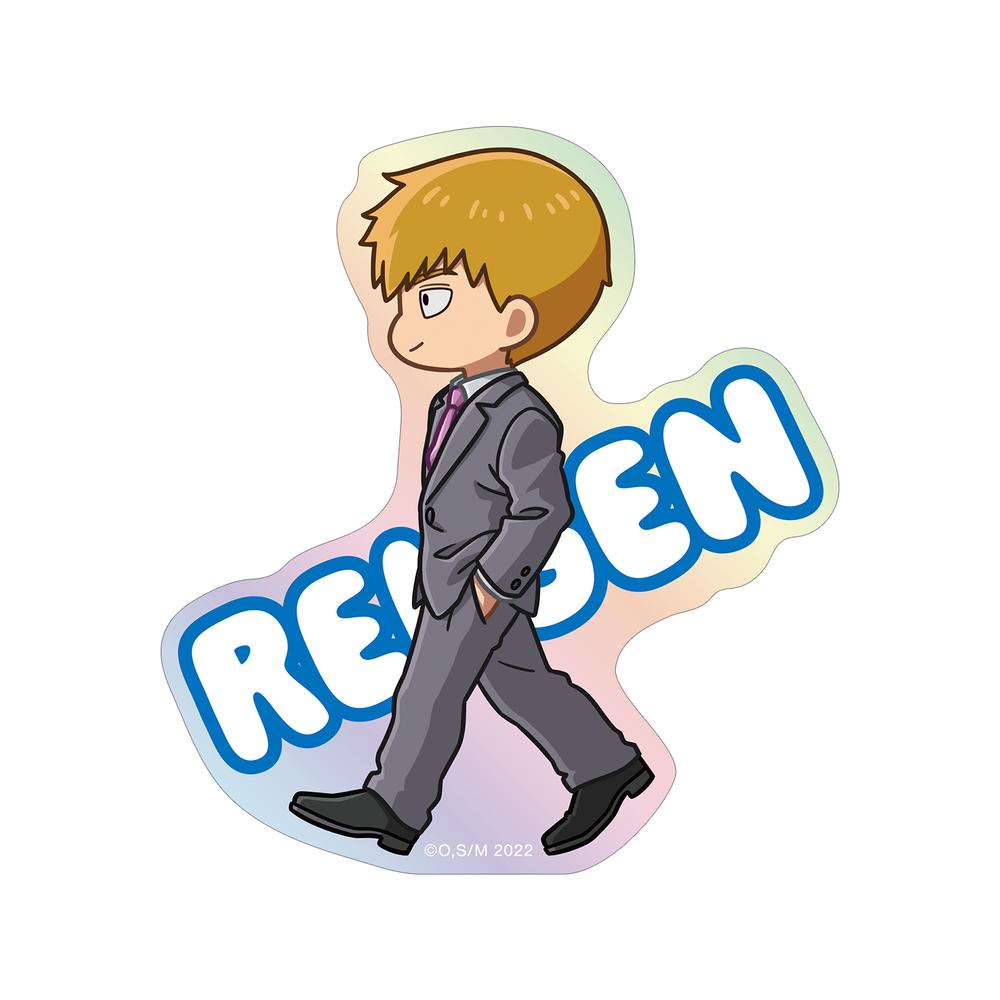 『モブサイコ100 III』霊幻新隆 ちびとこ オーロラダイカットステッカー