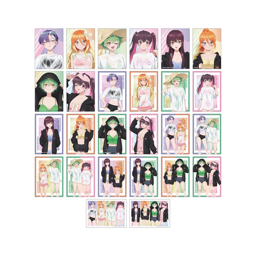 『帝乃三姉妹は案外、チョロい。』描き下ろし ビーチデートver. トレーディングブロマイド(単位/BOX)