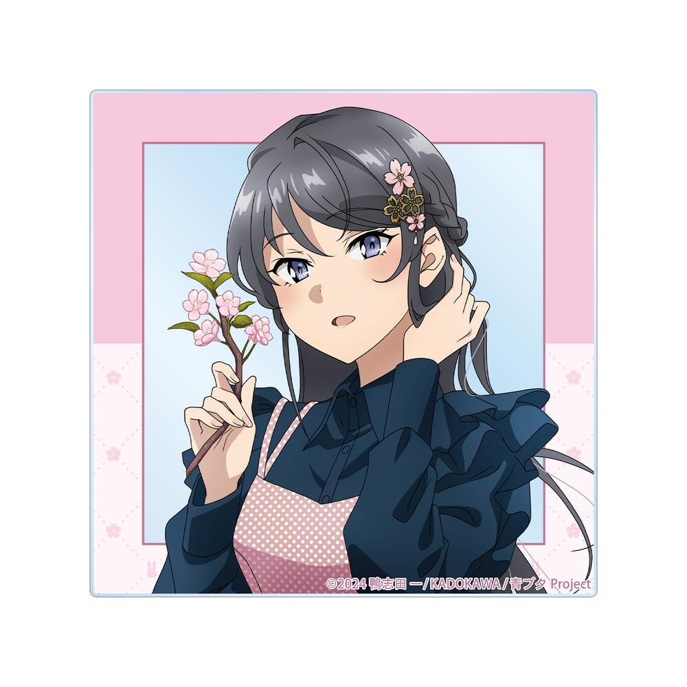 『青春ブタ野郎はサンタクロースの夢を見ない』描き下ろし 桜島麻衣(春) アクリルカード <桜島麻衣 バースデー2025ver.>