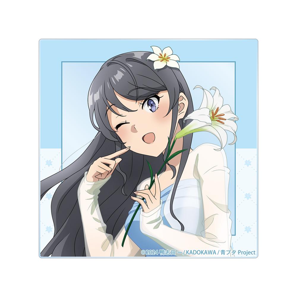 『青春ブタ野郎はサンタクロースの夢を見ない』描き下ろし 桜島麻衣(夏) アクリルカード <桜島麻衣 バースデー2025ver.>