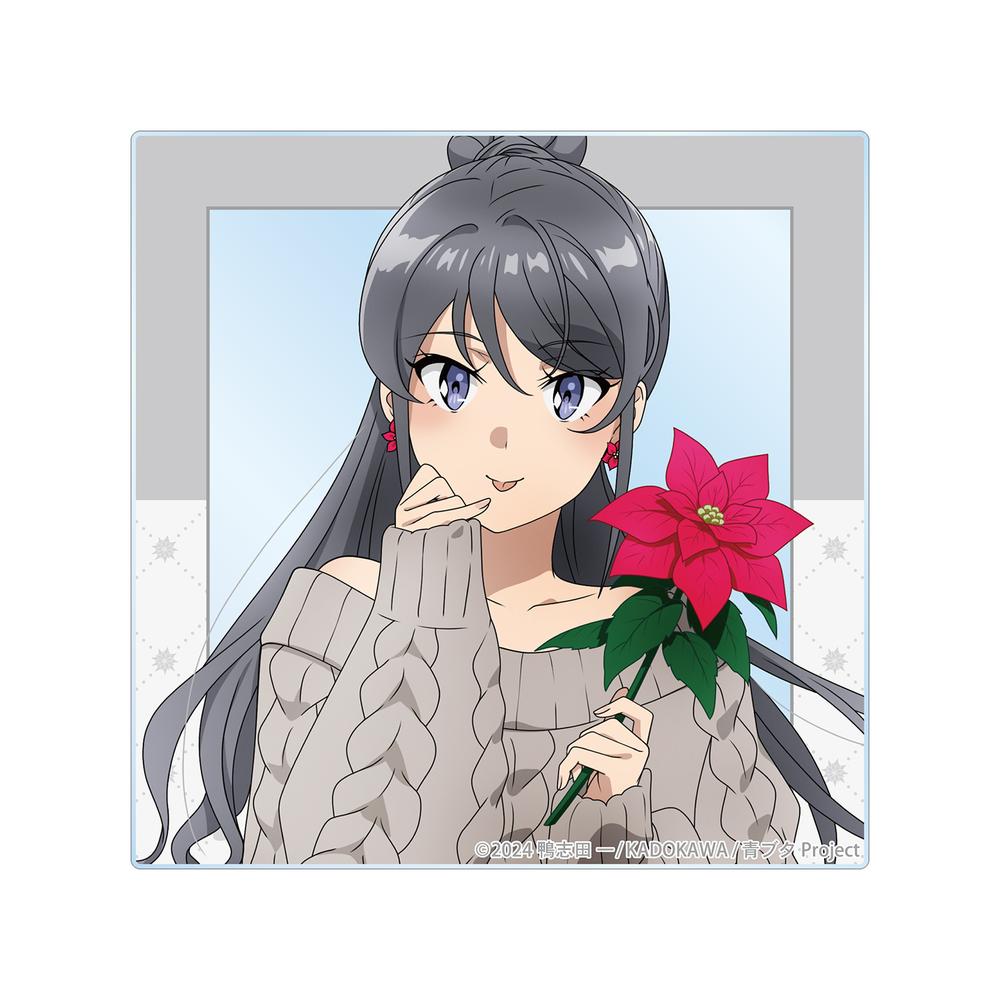 『青春ブタ野郎はサンタクロースの夢を見ない』描き下ろし 桜島麻衣(冬) アクリルカード <桜島麻衣 バースデー2025ver.>