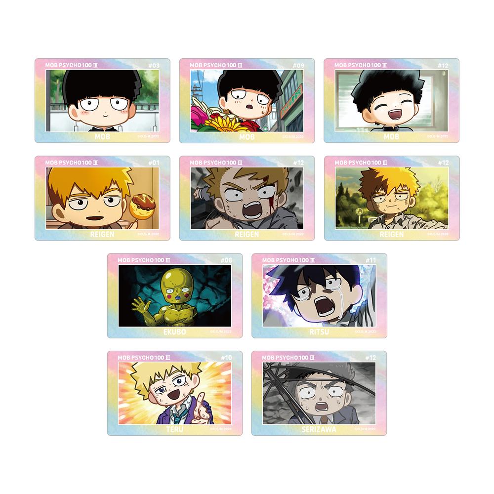 『モブサイコ100 III』トレーディング ゆるコマ オーロラカードステッカー(単位/BOX)