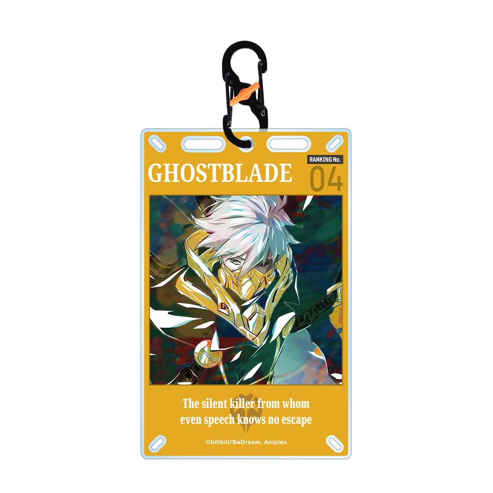 『TO BE HERO X』黙殺 Ani-Art カラビナ付きカード型アクリルキーホルダー