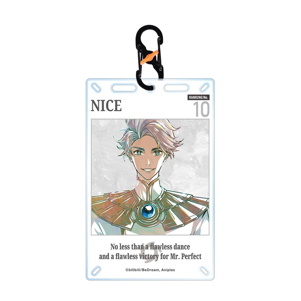 『TO BE HERO X』ナイス Ani-Art カラビナ付きカード型アクリルキーホルダー