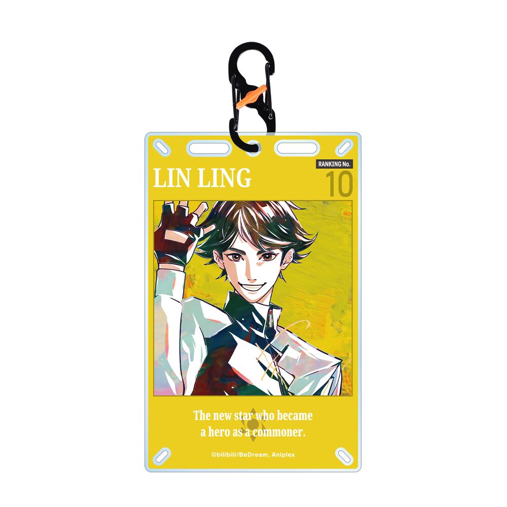 『TO BE HERO X』リン・リン Ani-Art カラビナ付きカード型アクリルキーホルダー