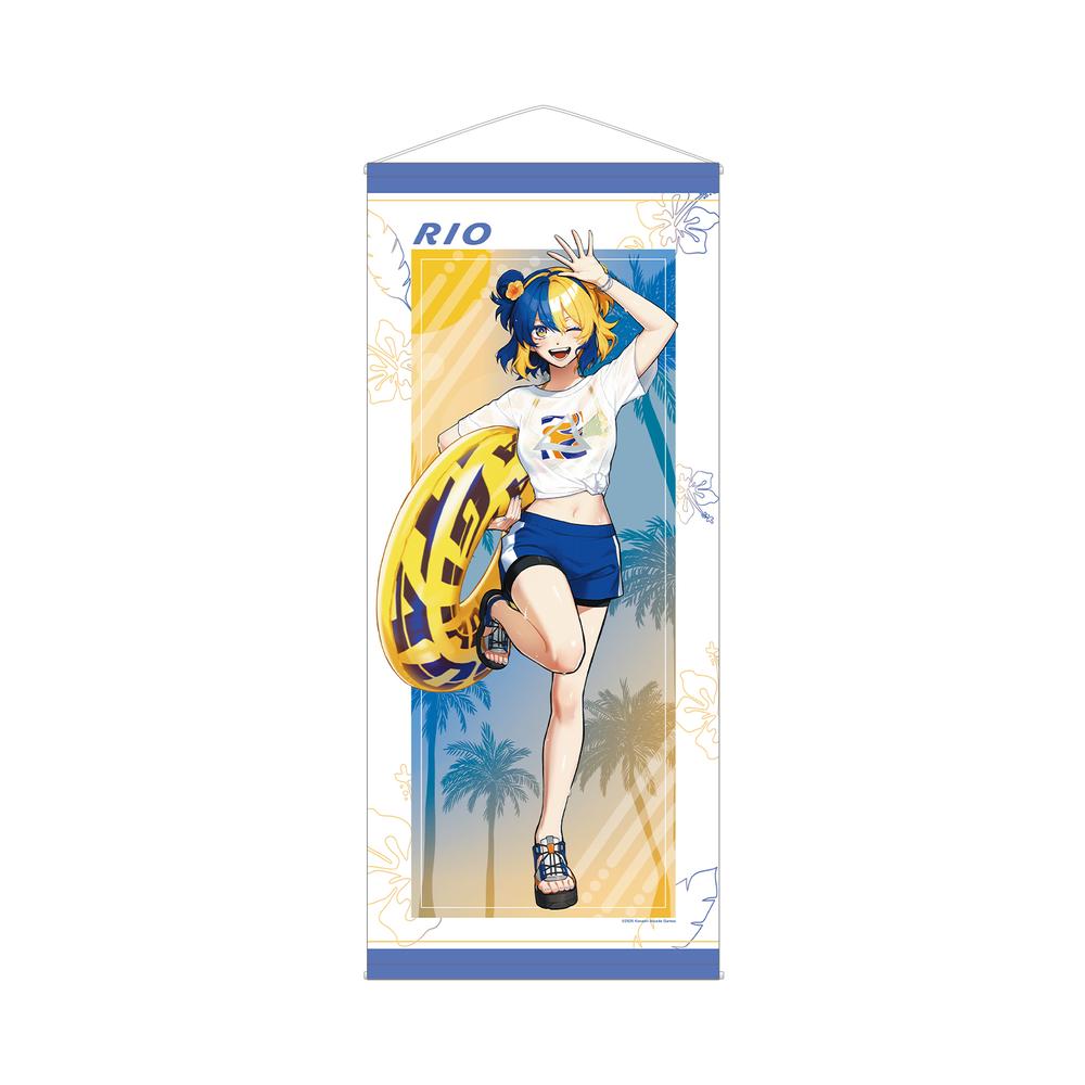 『GITADORA GALAXY WAVE DELTA』描き下ろし 璃音 水着ver. タペストリー