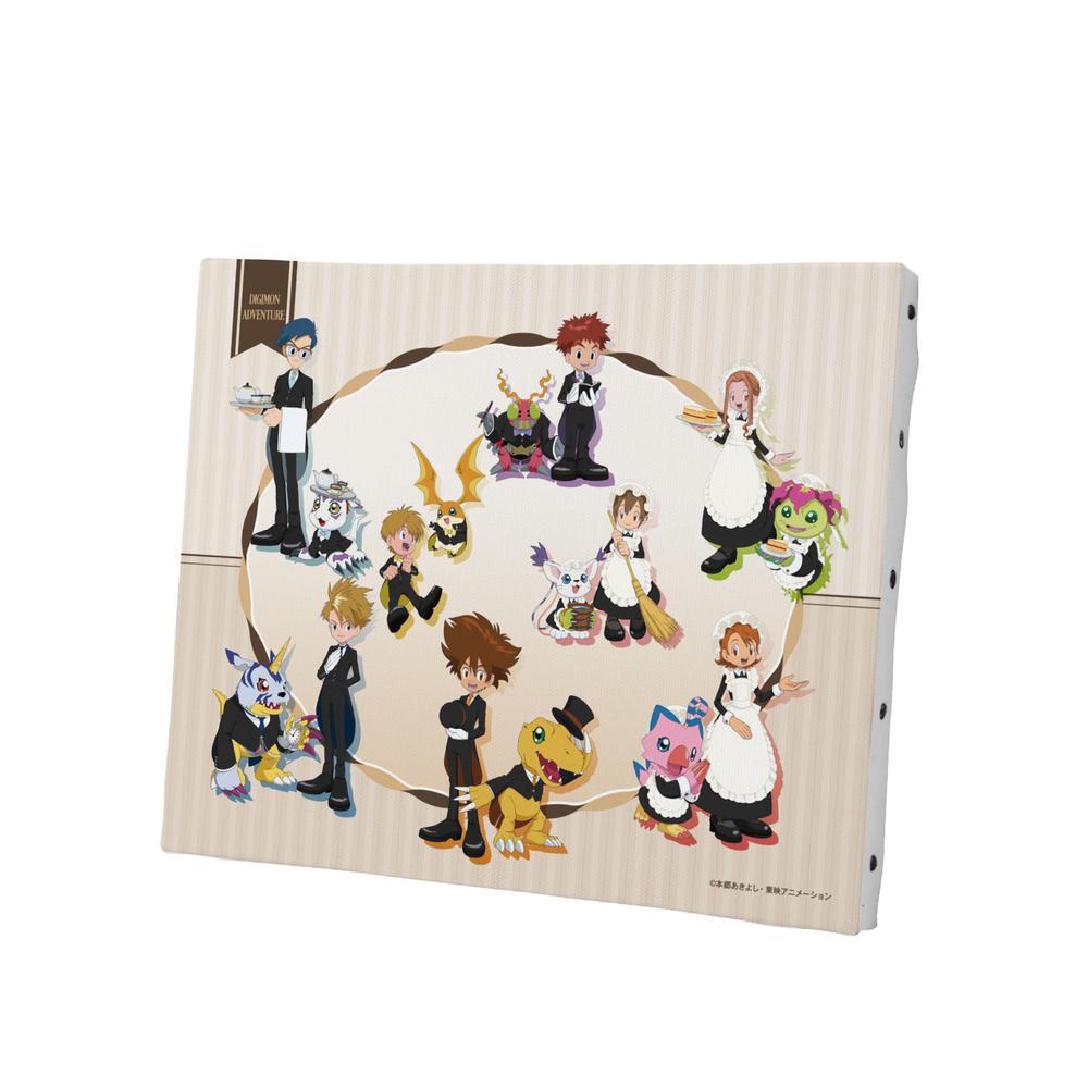 『デジモンアドベンチャー』描き下ろし 集合 メイド&執事ver. F3号キャンバスボード
