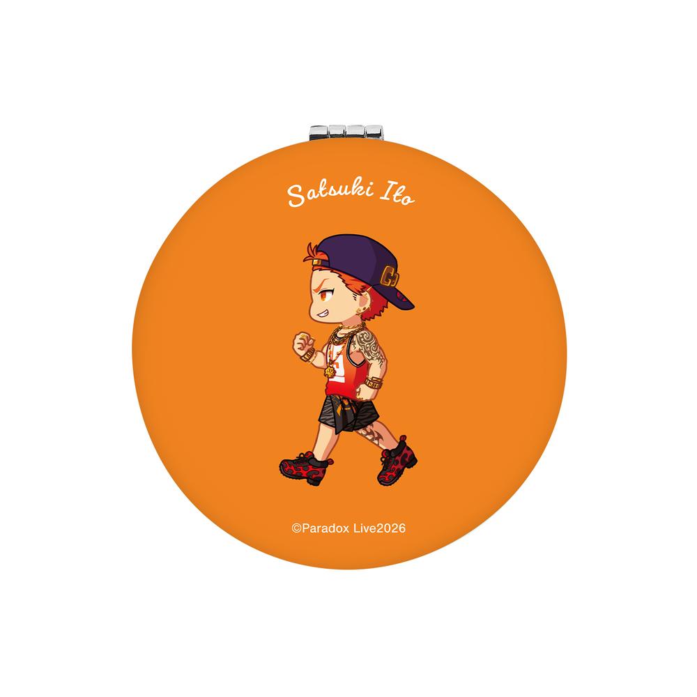 『Paradox Live』伊藤 紗月 ちびとこ 丸型折りたたみミラー