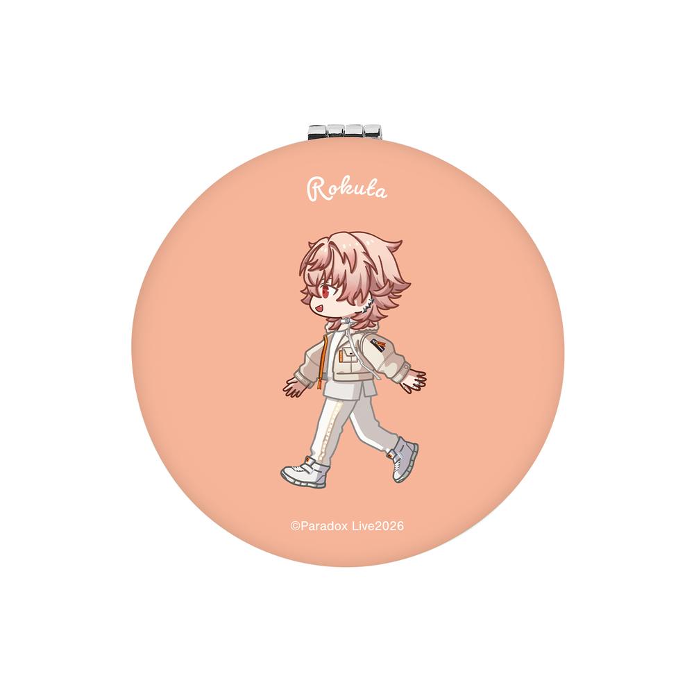 『Paradox Live』ロクタ ちびとこ 丸型折りたたみミラー