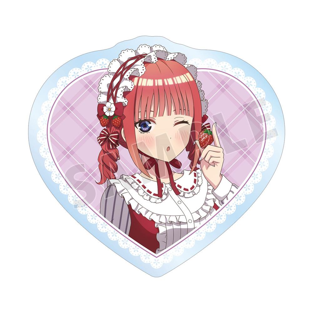 『五等分の花嫁*』描き下ろし 中野二乃 ショートケーキイメージコーデver. アクリルマグネット