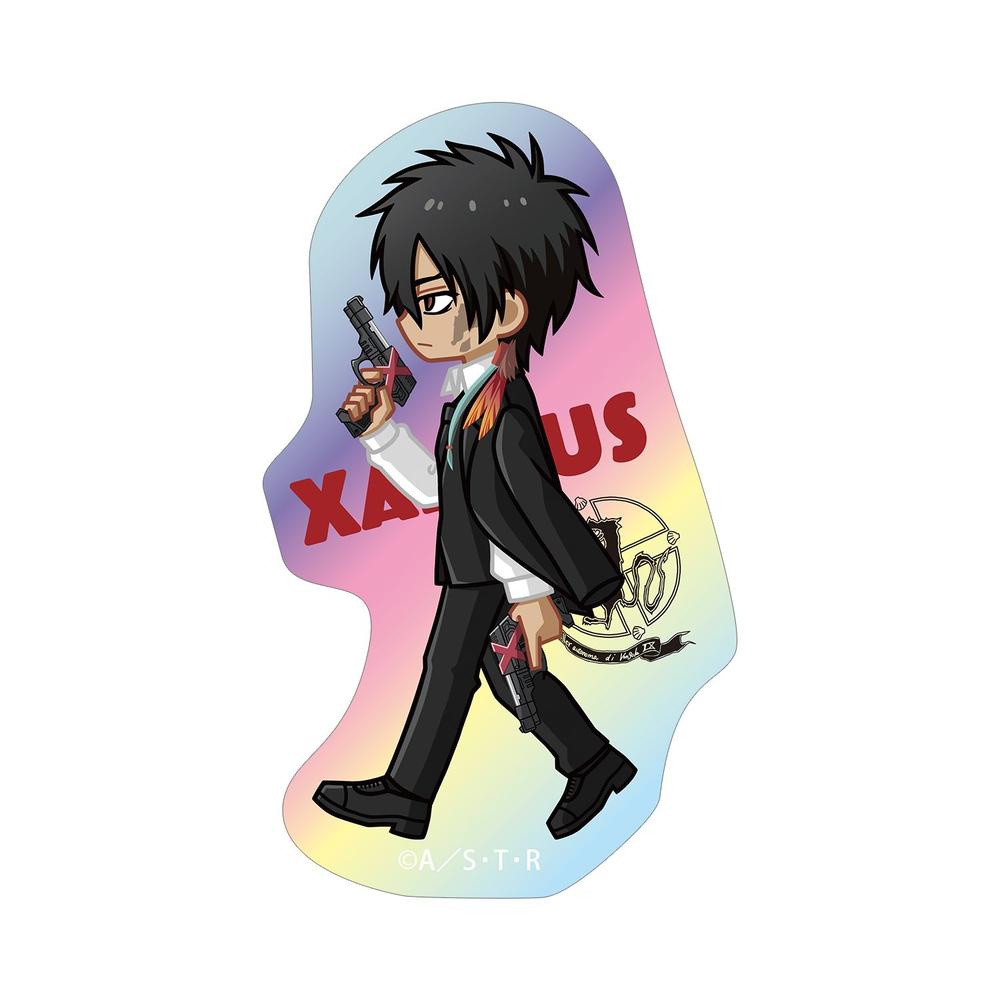 『家庭教師ヒットマンREBORN!』XANXUS(10年後) ちびとこ オーロラダイカットステッカー