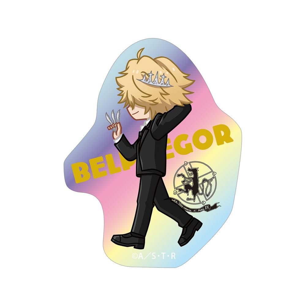 『家庭教師ヒットマンREBORN!』ベルフェゴール(10年後) ちびとこ オーロラダイカットステッカー
