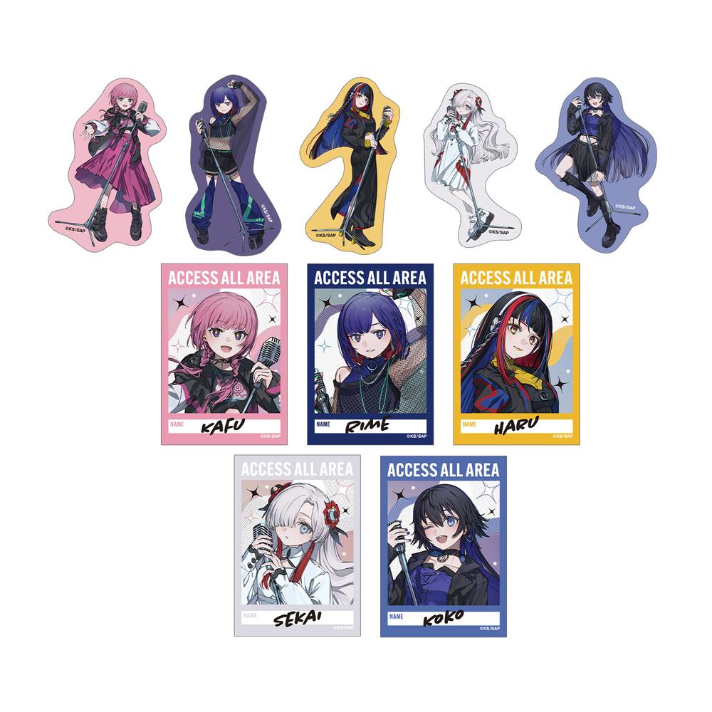 『神椿市建設中。』カジュアルロックver. トレーディングダイカットステッカー(単位/BOX)