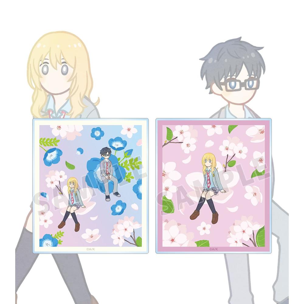 四月は君の嘘』有馬公生&宮園かをり Botania アクリルカード2種セット