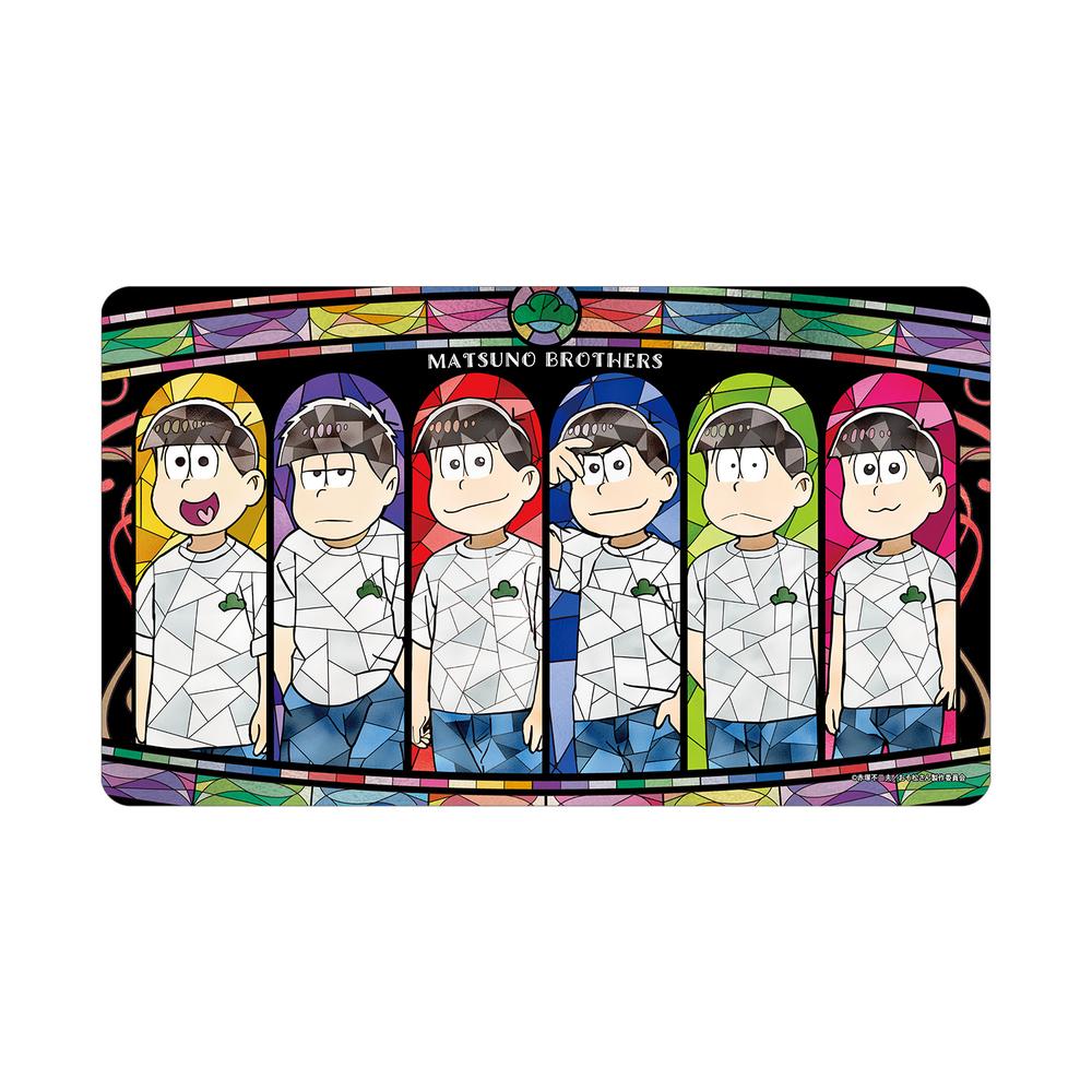 『おそ松さん』集合 Aure Glass マルチデスクマット